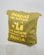 New Panda Printed Cotton Tote Bag
