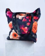 Beautiful Floral Printed Tote Bag - Image 3