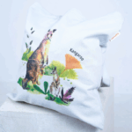 Tote Bag With Beautiful kangaroo Art Print - Image 2