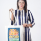 Abstract Printed Tote Bag
