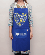 Cotton Kitchen Apron with Adjustable Straps & Convenient Pockets - Image 3