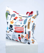 All body printed cotton tote bag - Image 2